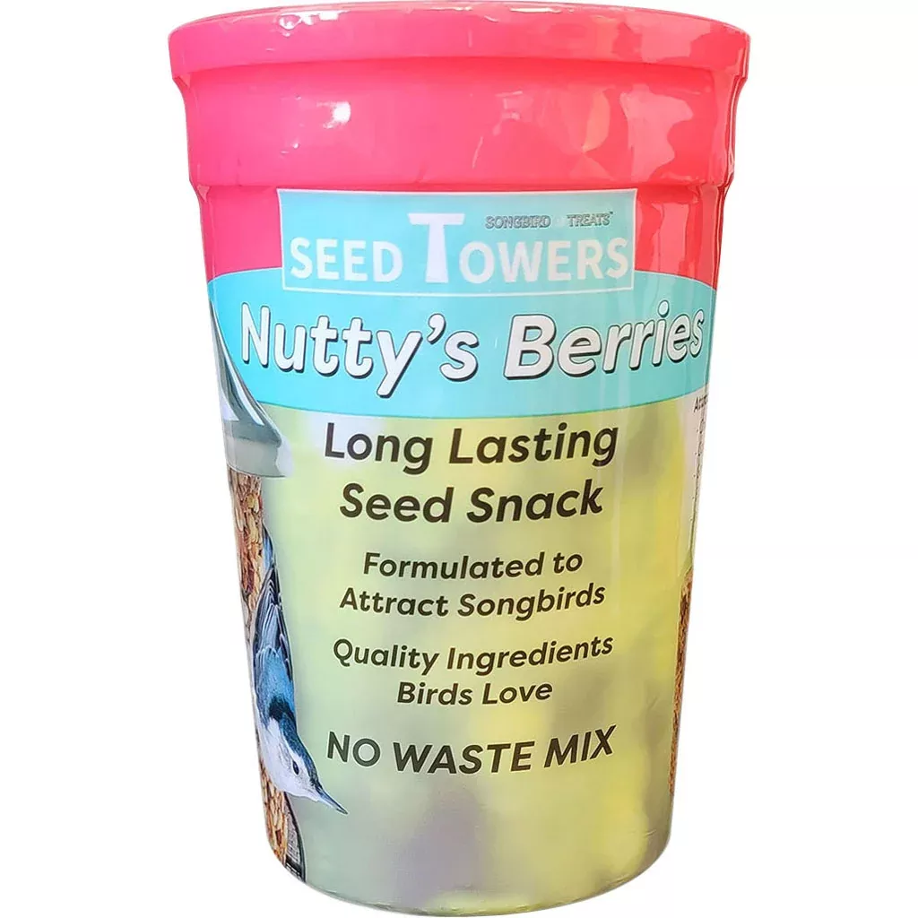 Songbird Treats Seed Tower 34 OZ Nuts/berry