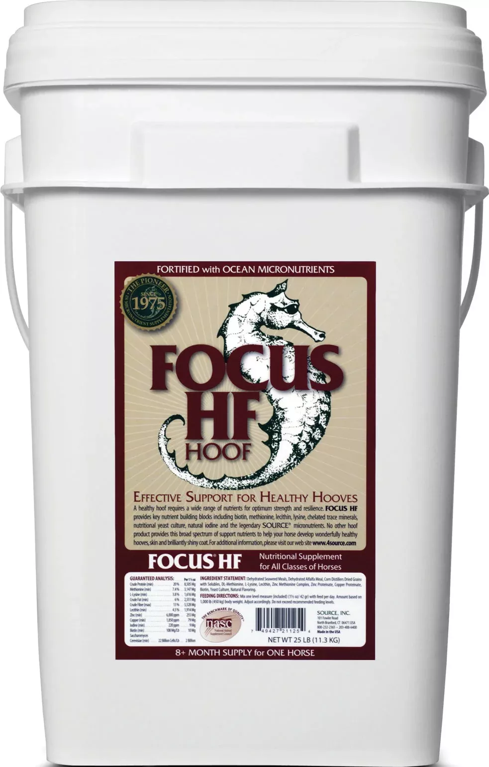 Source Focus HF Hoof Micronutrient for Horses 25 lb