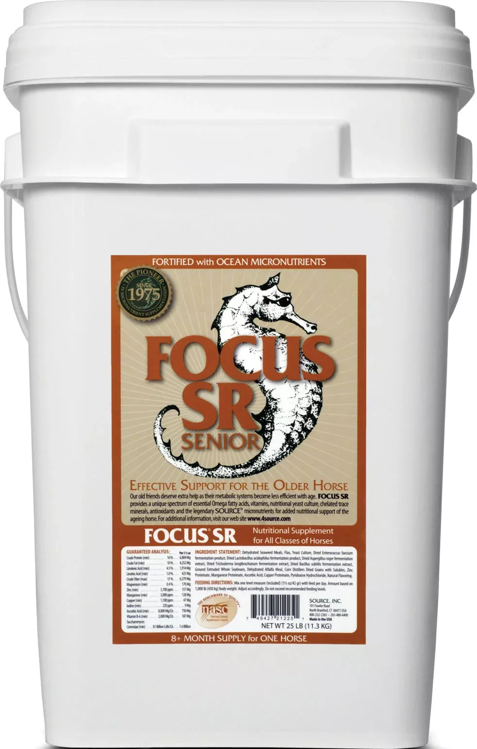 Source Focus SR Micronutrient Supplement for Senior Horses 25 lb