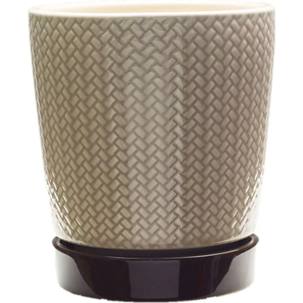 Southern Patio Clayworks Alice Planter, Cream, 6 in