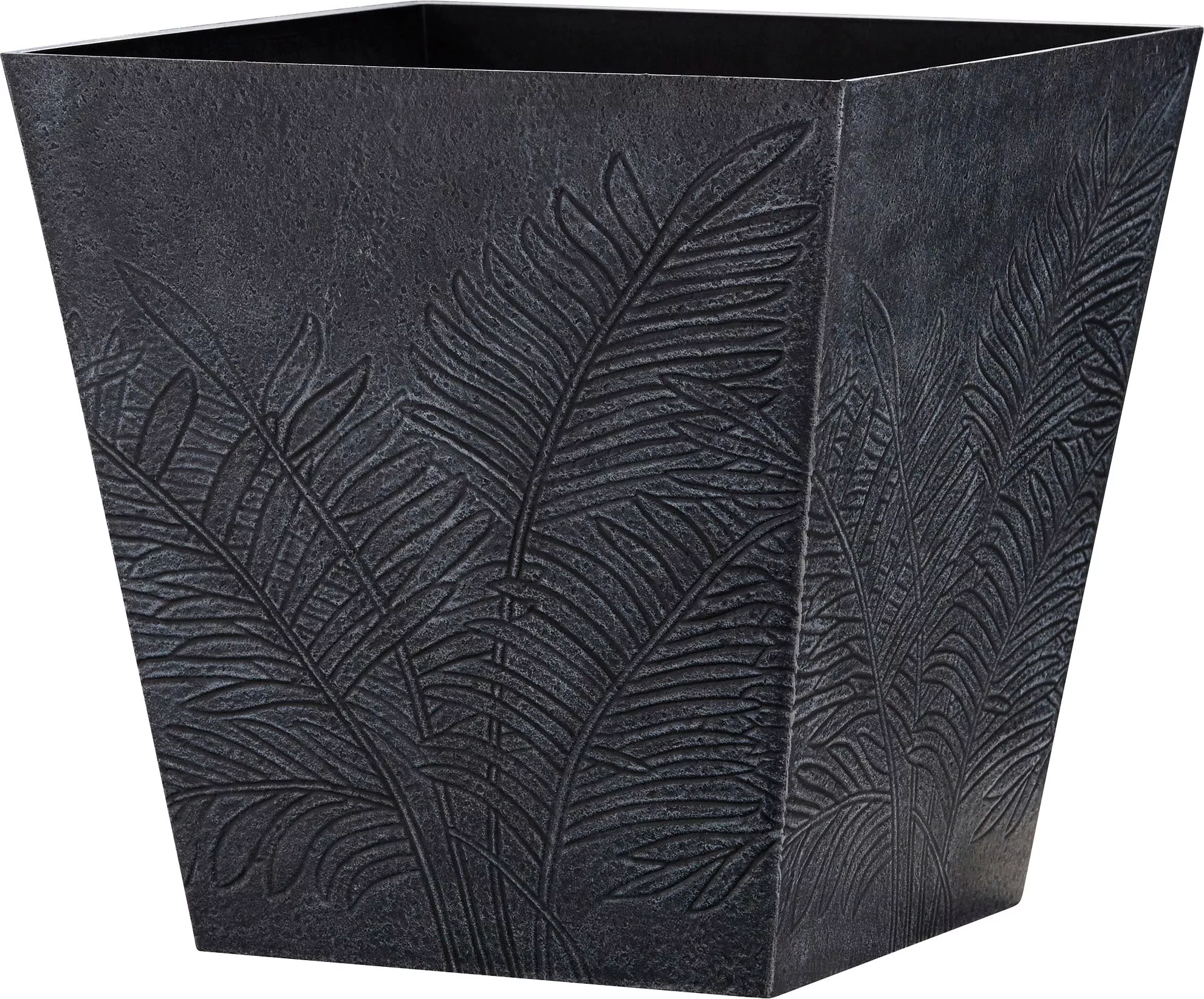 Southern Patio Fern Planter, 12 IN, Gray