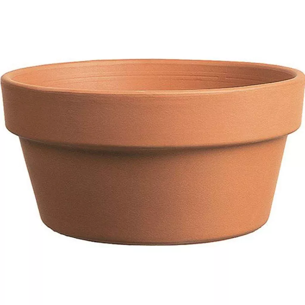 Southern Patio Half Clay Pot Terracotta 5.5 In