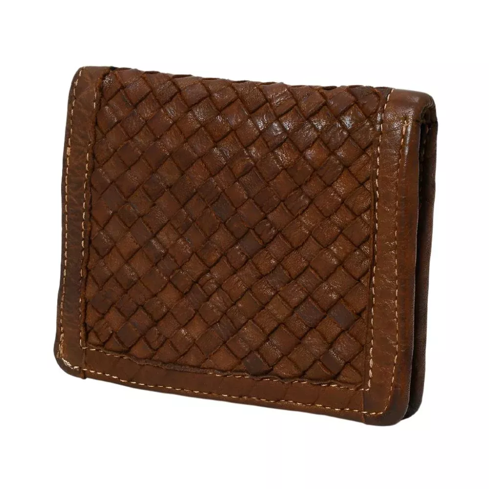 Spaghetti Western Cavellia Basketweave Wallet