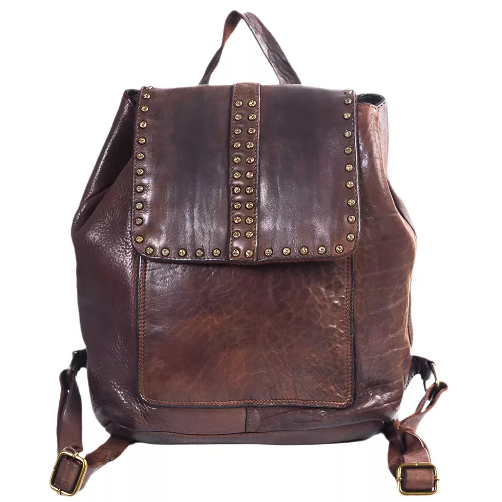 Spaghetti Western Leather Studded Backpack