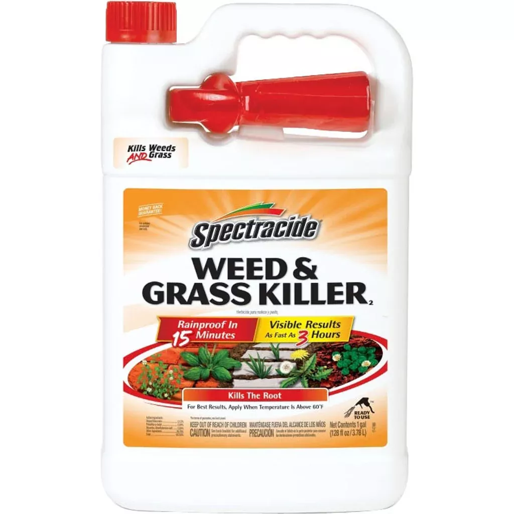 Spectracide Weed & Grass Killer, Ready to Use, 1 Gallon