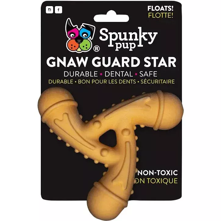 Spunky Pup Gnaw Guard Squeaky Star Dog Toy, One Size