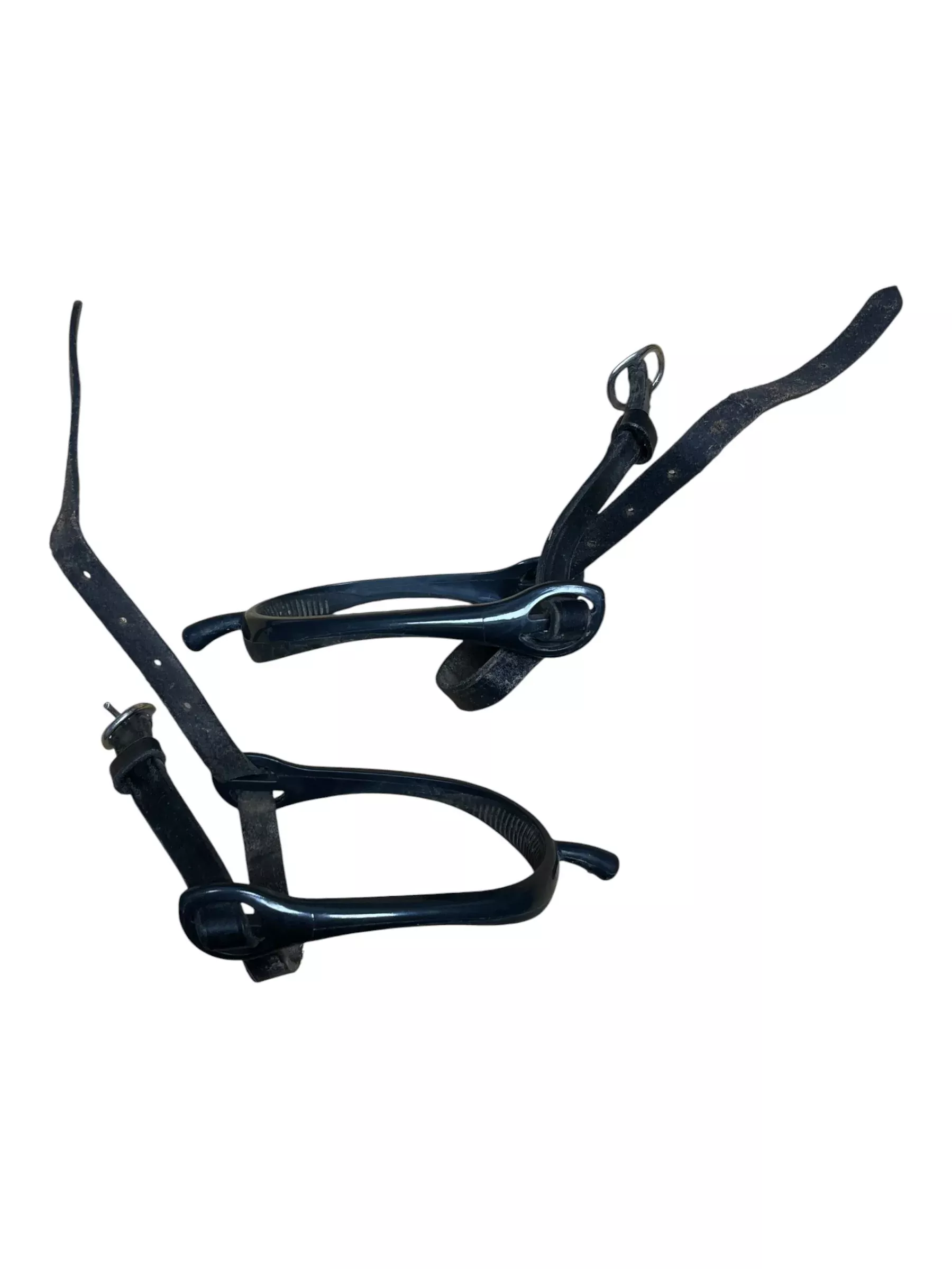 Spurs W/ Straps - Black - Approx 3/4" - USED