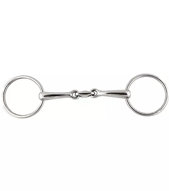 Stainless Steel Horizontal Elliptical Link Bradoon Bit