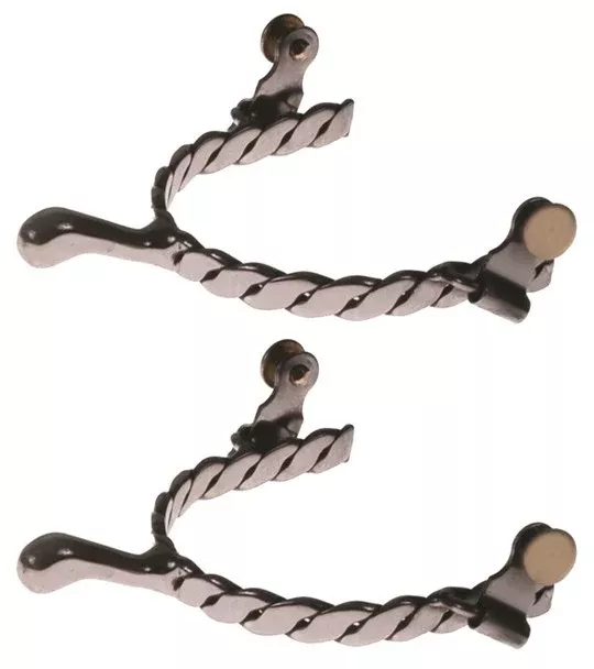 Stainless Steel Twisted Knob End Spurs