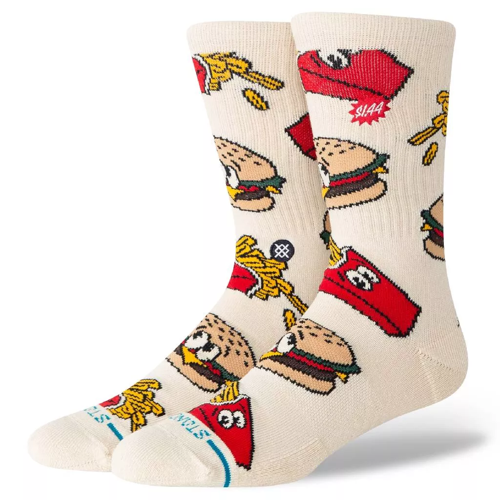 Stance Men's Combo Meal Tan Crew Socks