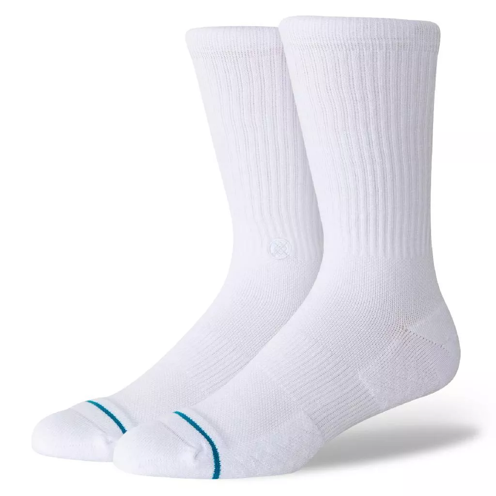 Stance Men's Signature White Crew Socks