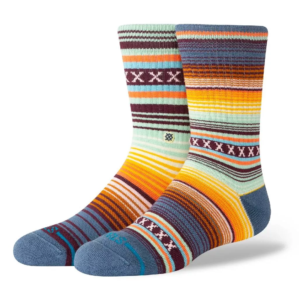 Stance Youth Curren Crew Socks - Seablue