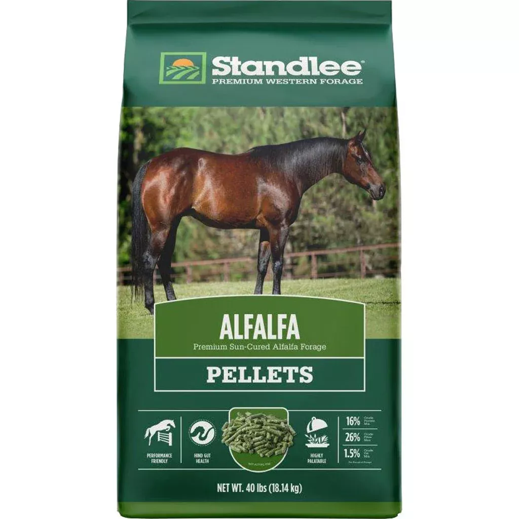 Standlee Alfalfa Hay Pellet Horse Feed, 40 lb.