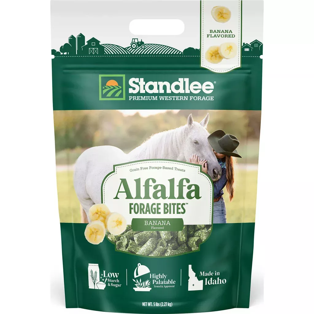 Standlee Banana Alfalfa Forage Bites, 5 lbs