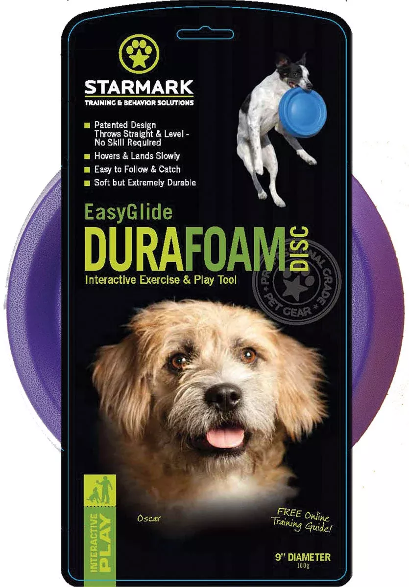 Starmark EasyGlide DuraFoam Disc Dog Toy 9 in Assorted