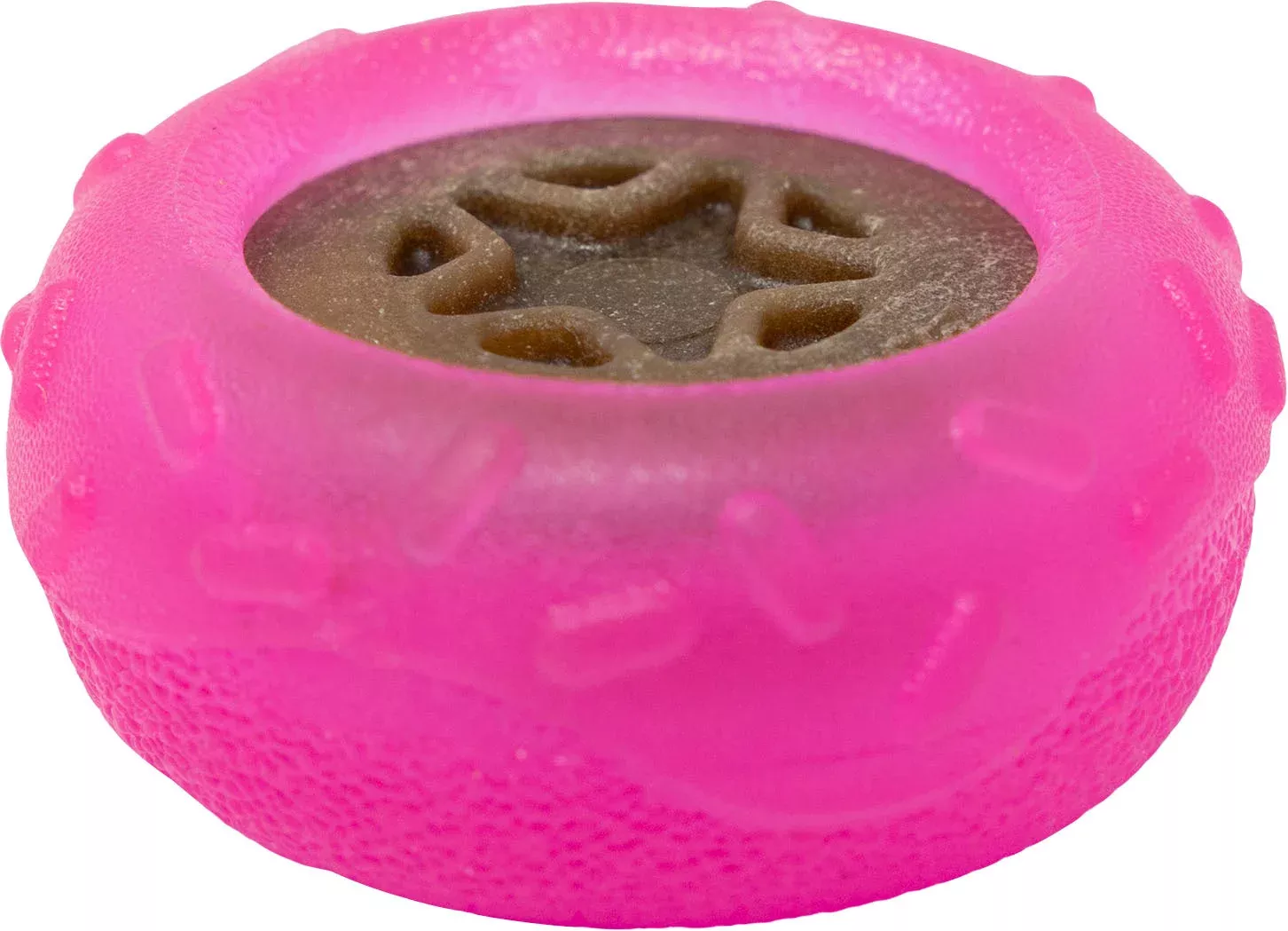 Starmark Everlasting Donut Dog Chew Toy, Pink - Small