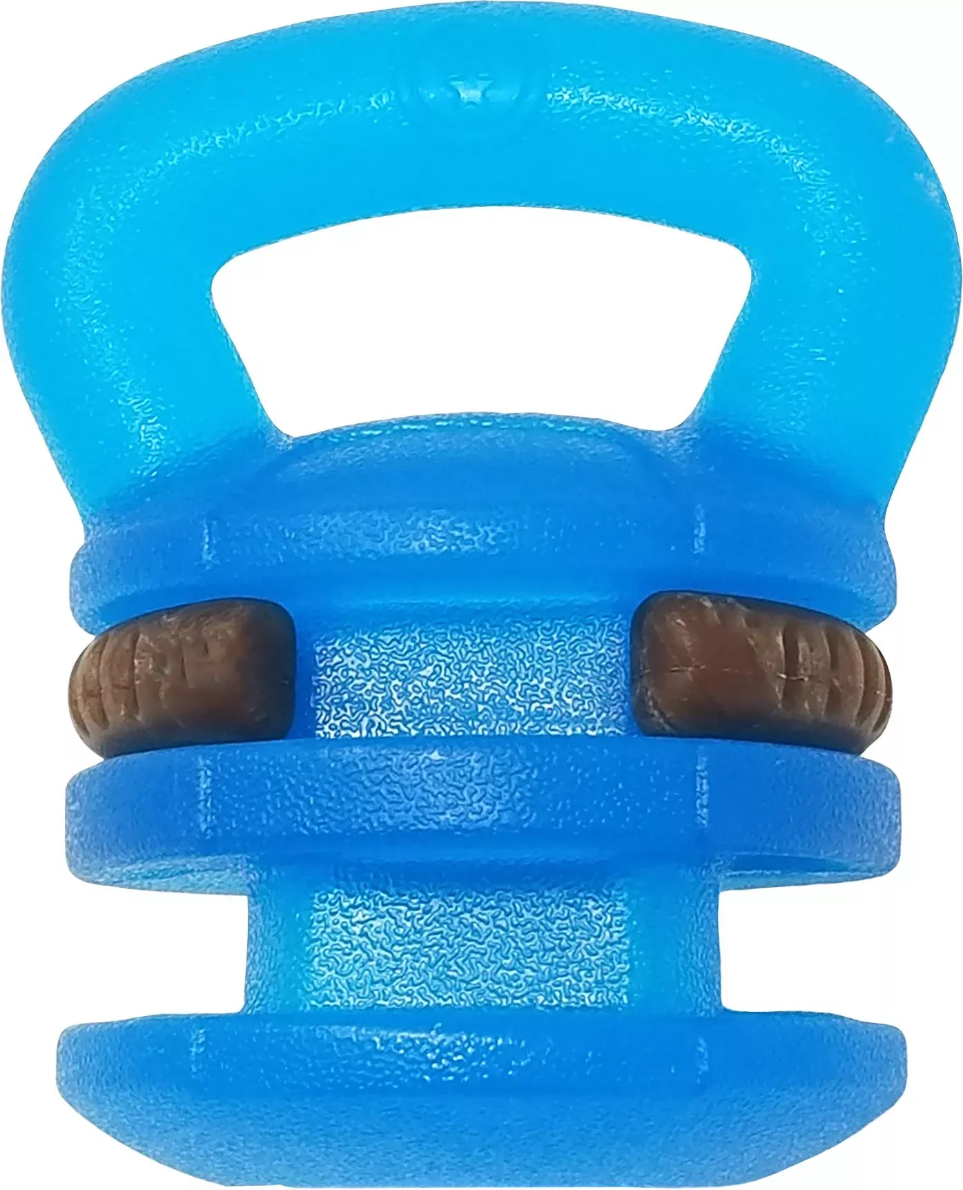 Starmark Twist and Lock Kettlebell Dog Toy, Blue