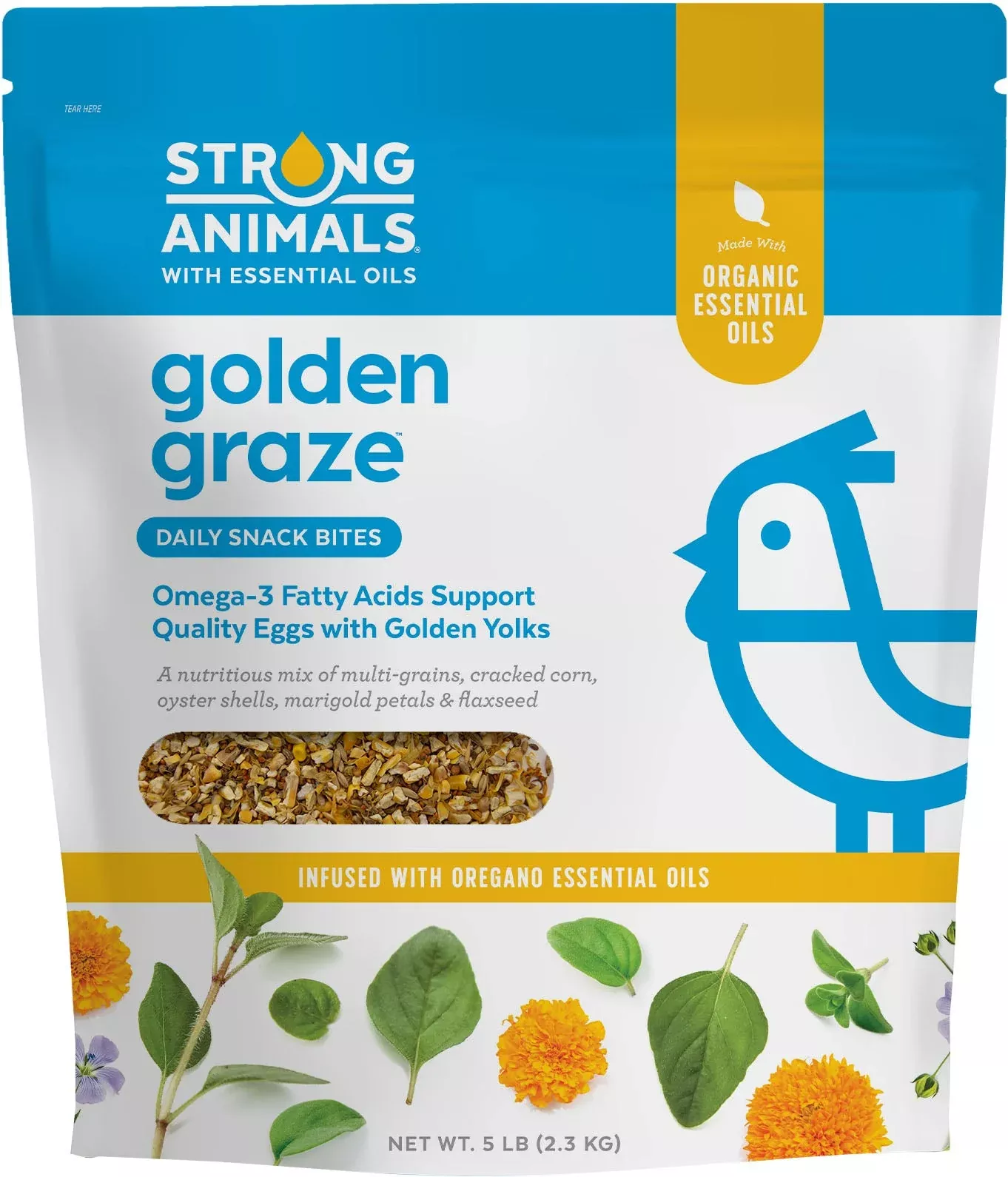 Strong Animals Golden Graze 5 LB