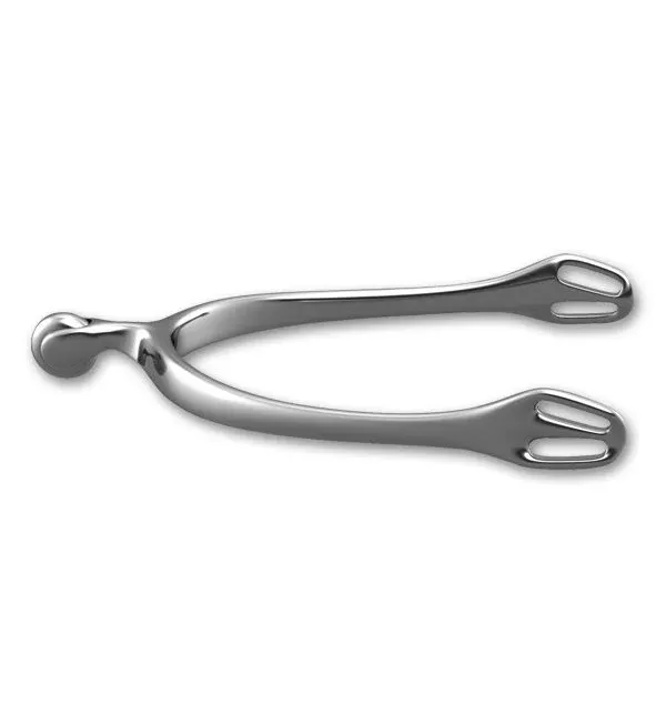 Stubben Steeltec Dynamic Smooth Roller Neck Spurs (25mm Neck)