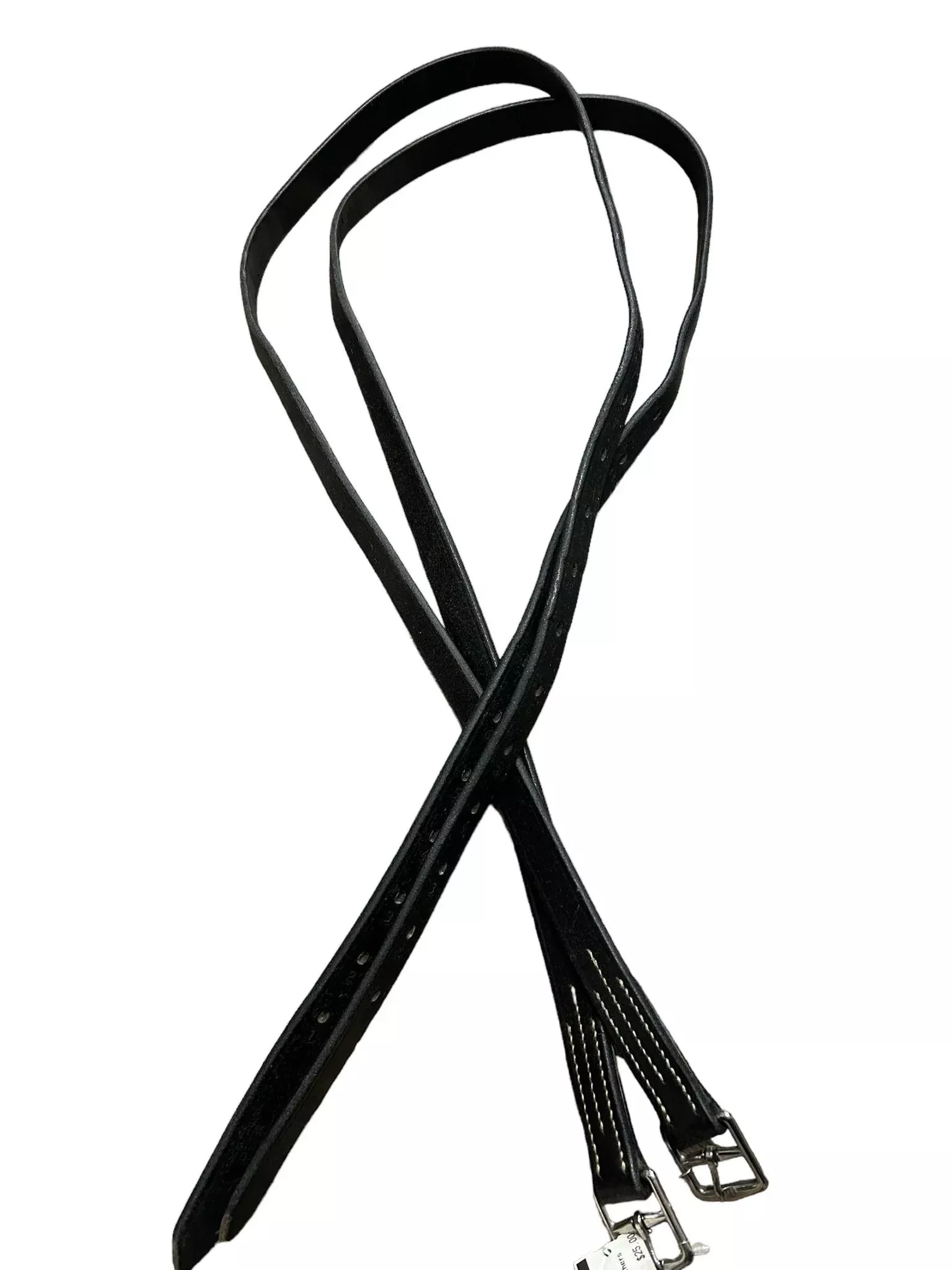 Stubben Stirrup Leathers - Black - 58 In - USED