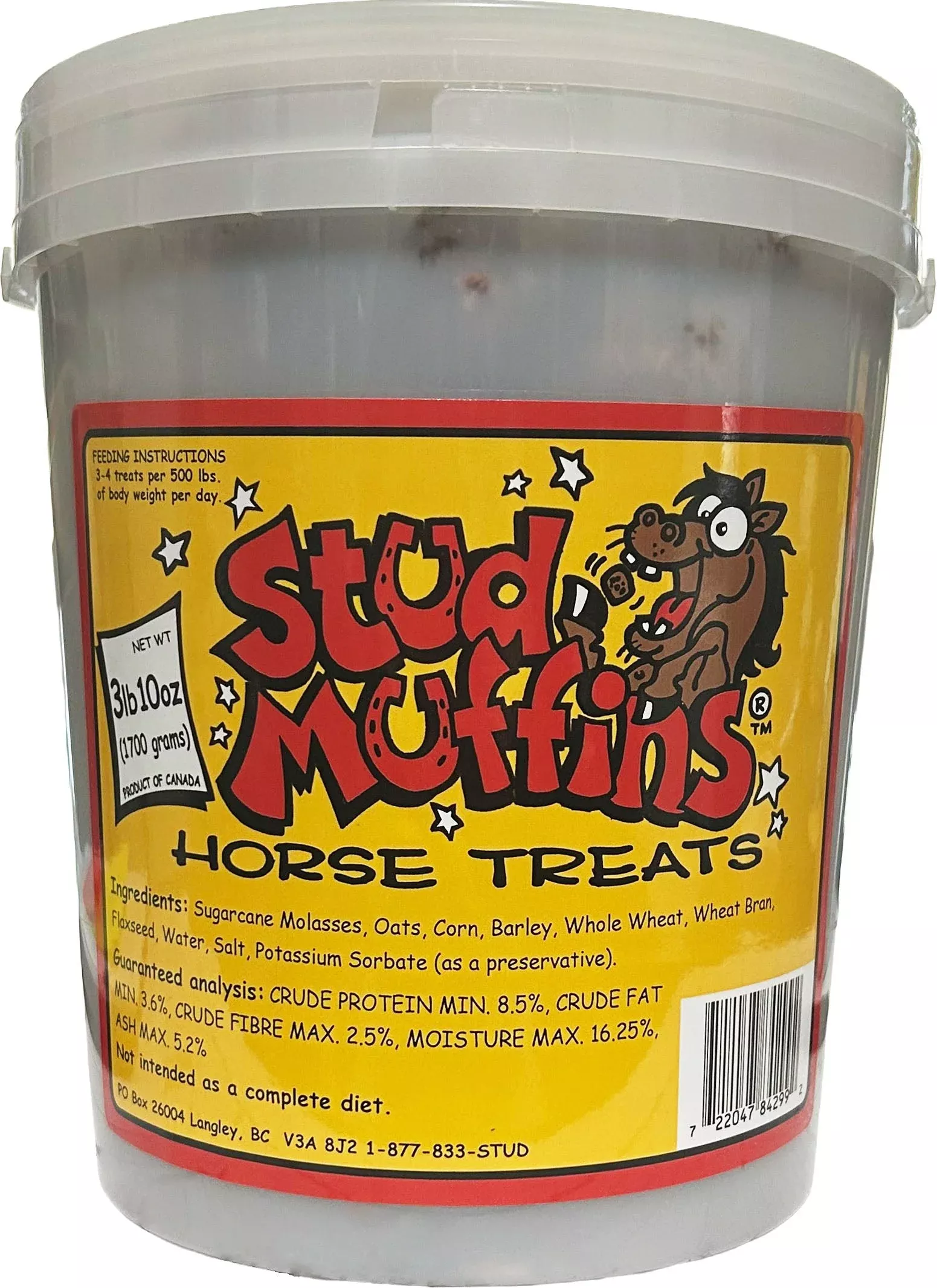 Stud Muffins Horse Treats, 58 oz Tub