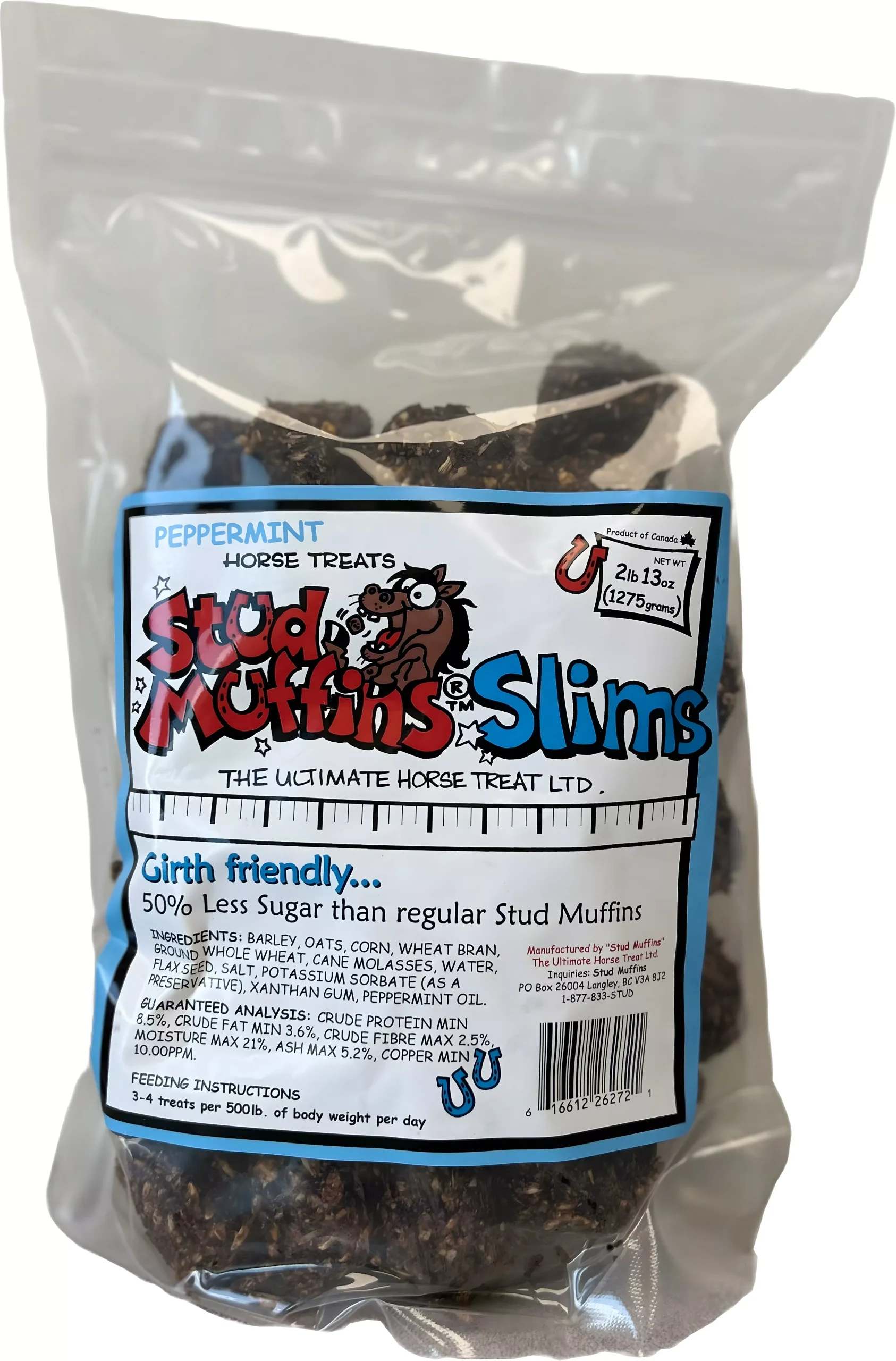 Stud Muffins Slim Horse Treats, Peppermint 45 oz