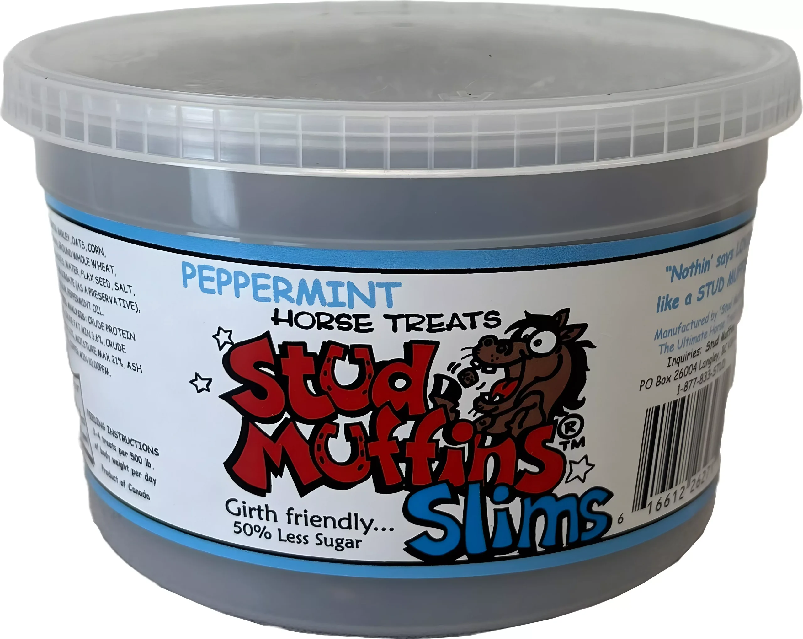 Stud Muffins Slim Peppermint Horse Treats 20 oz