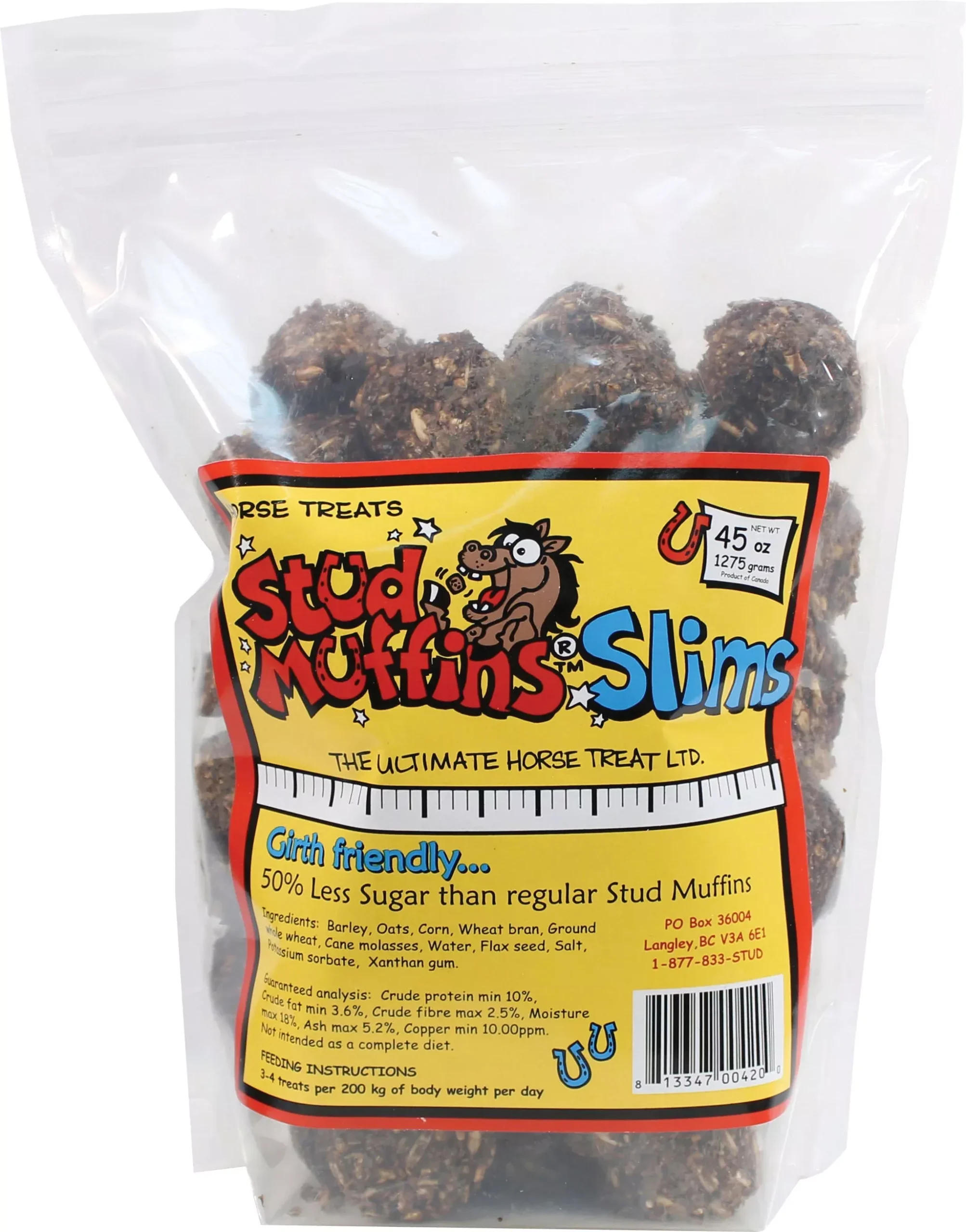 Stud Muffins Slims Horse Treats, 45 oz Bag