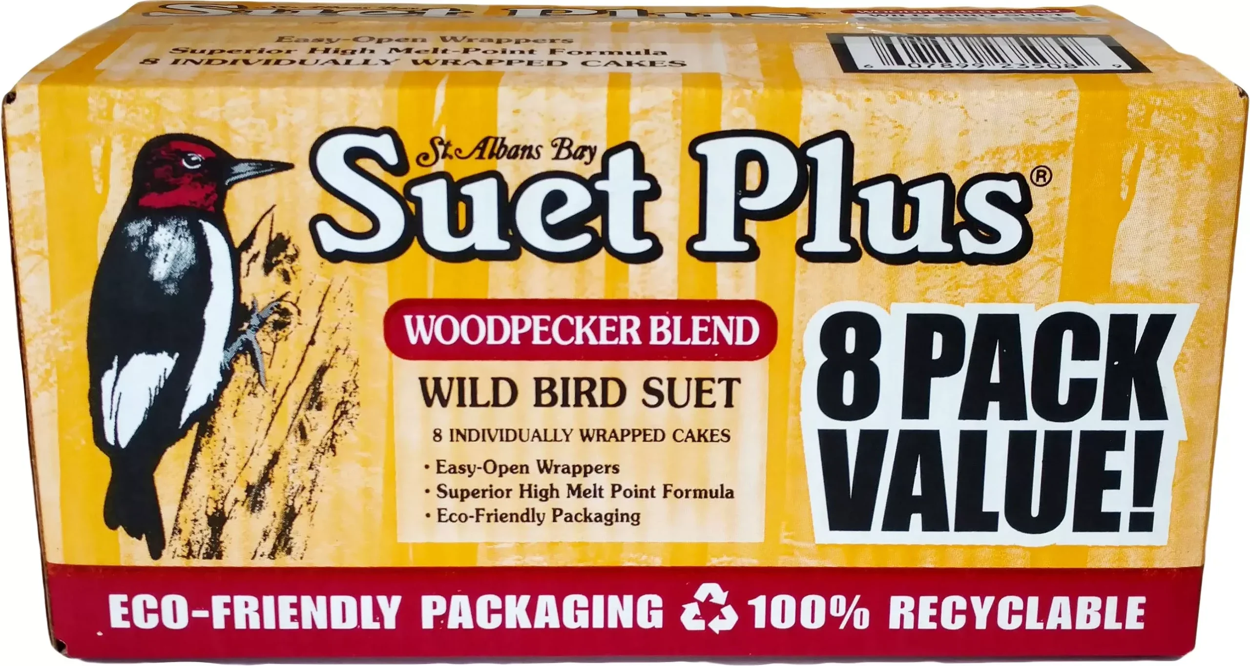 Suet Plus Woodpecker Value Pack, 8 pk