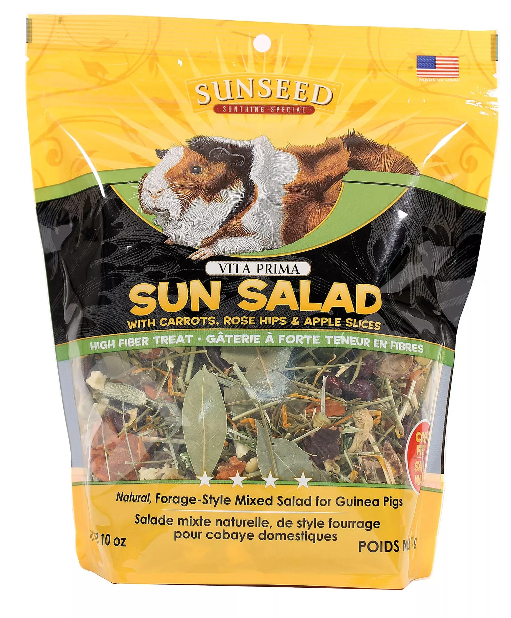 Sunseed Sun Salad Foraging Treat for Guinea Pigs 10 oz