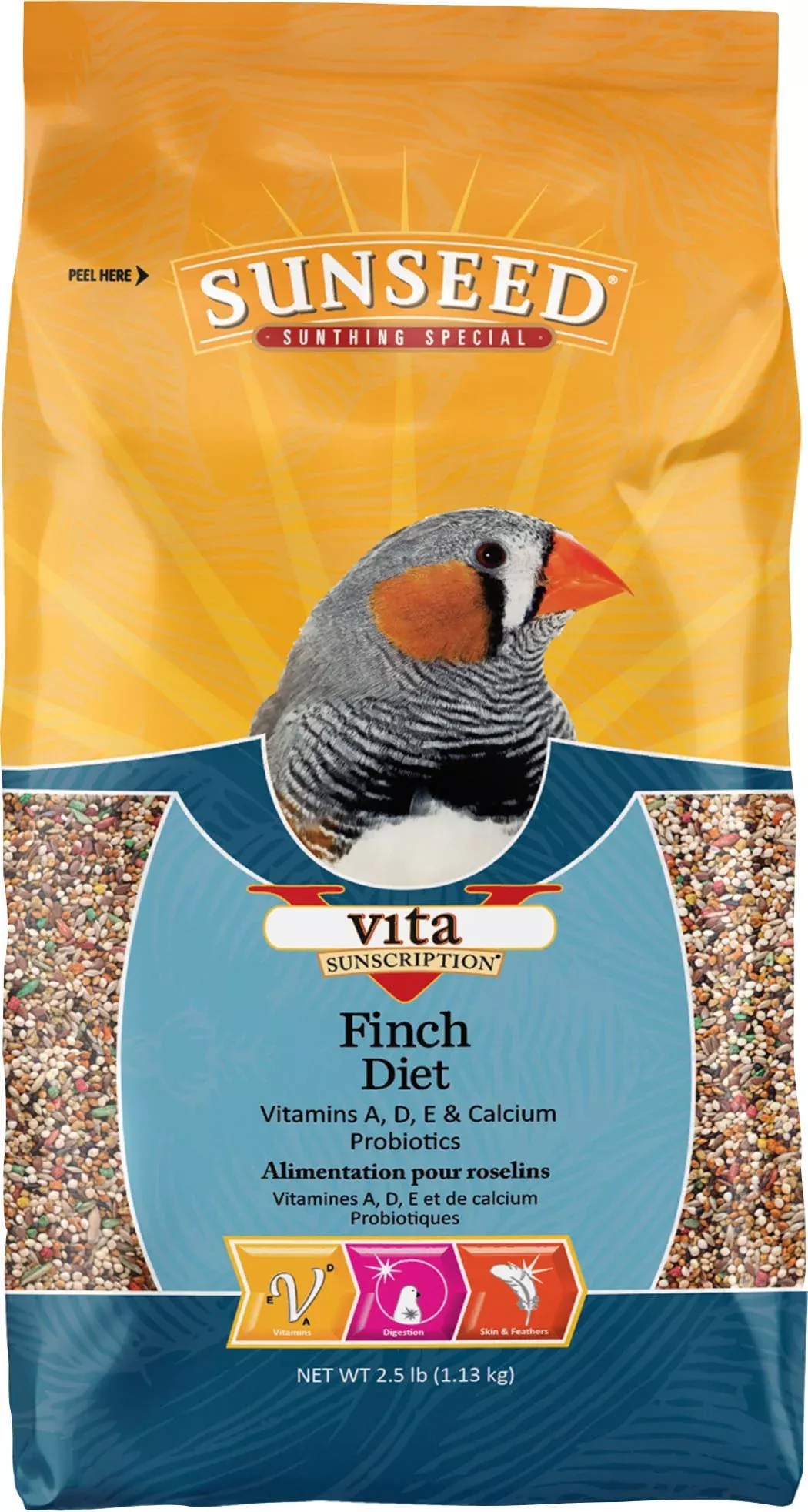 Sunseed Vita Finch Food 2.5 lb