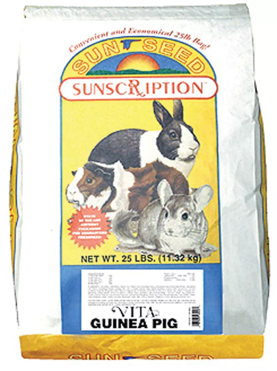 Sunseed Vita Guinea Pig Food, 25 lb