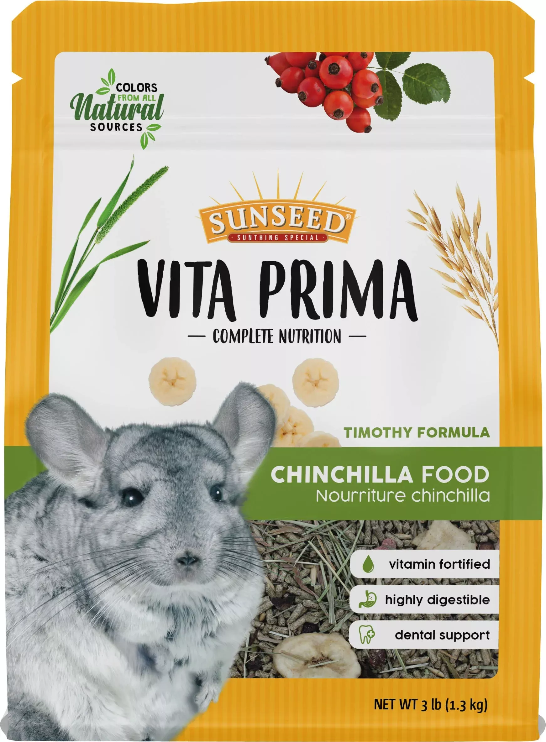 Sunseed Vita Prima Chinchilla Food 3 lb