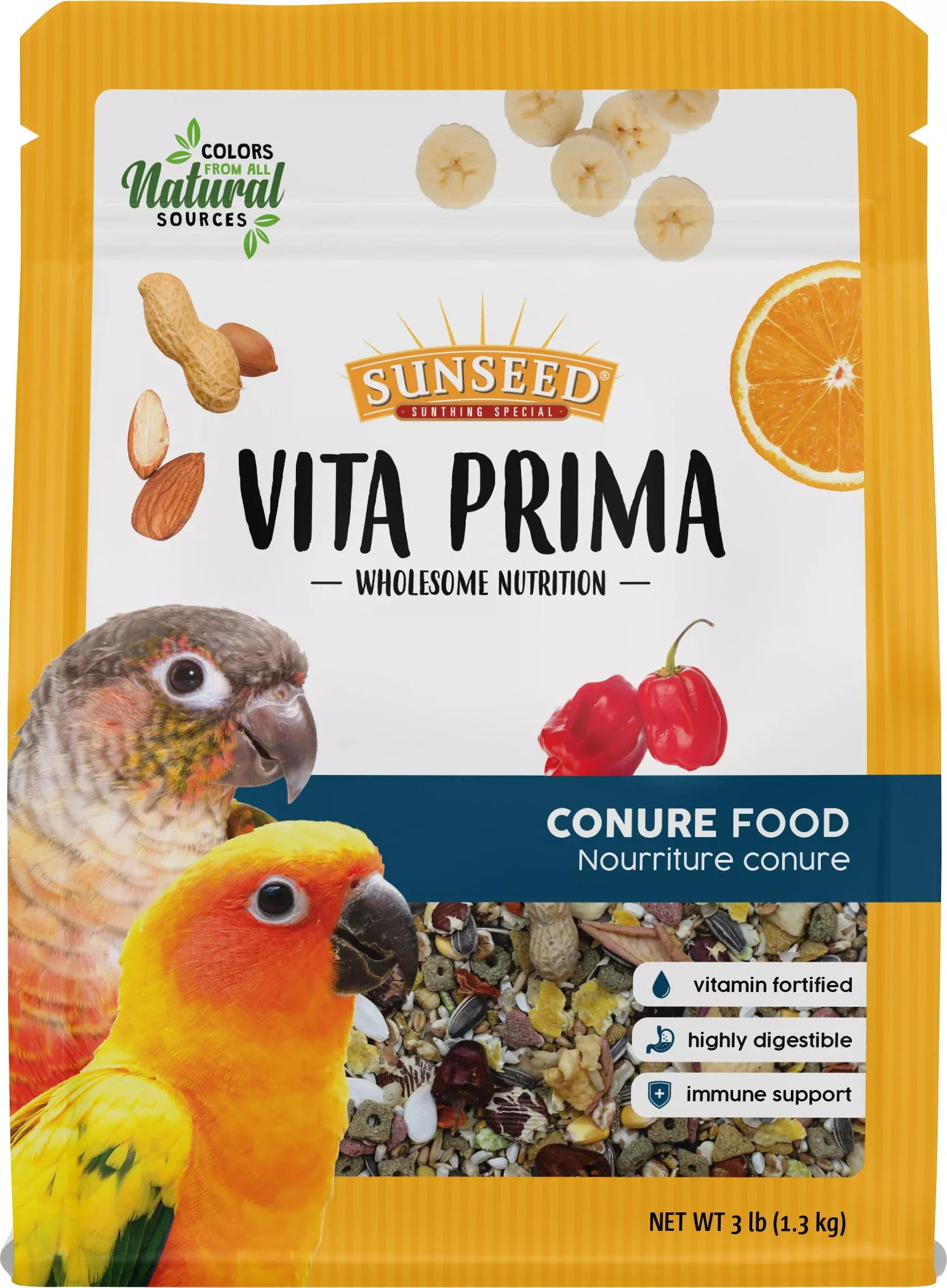 Sunseed Vita Prima Conure Food, 3 lb