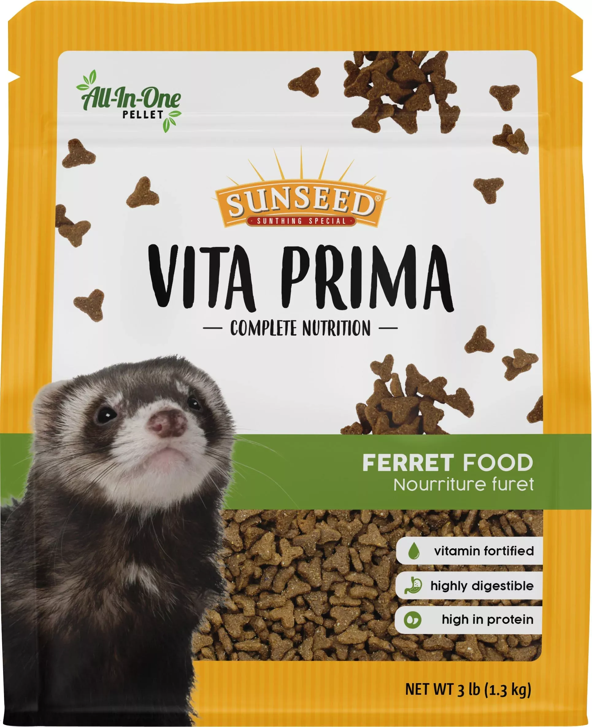 Sunseed Vita Prima Ferret Food, 3 lb