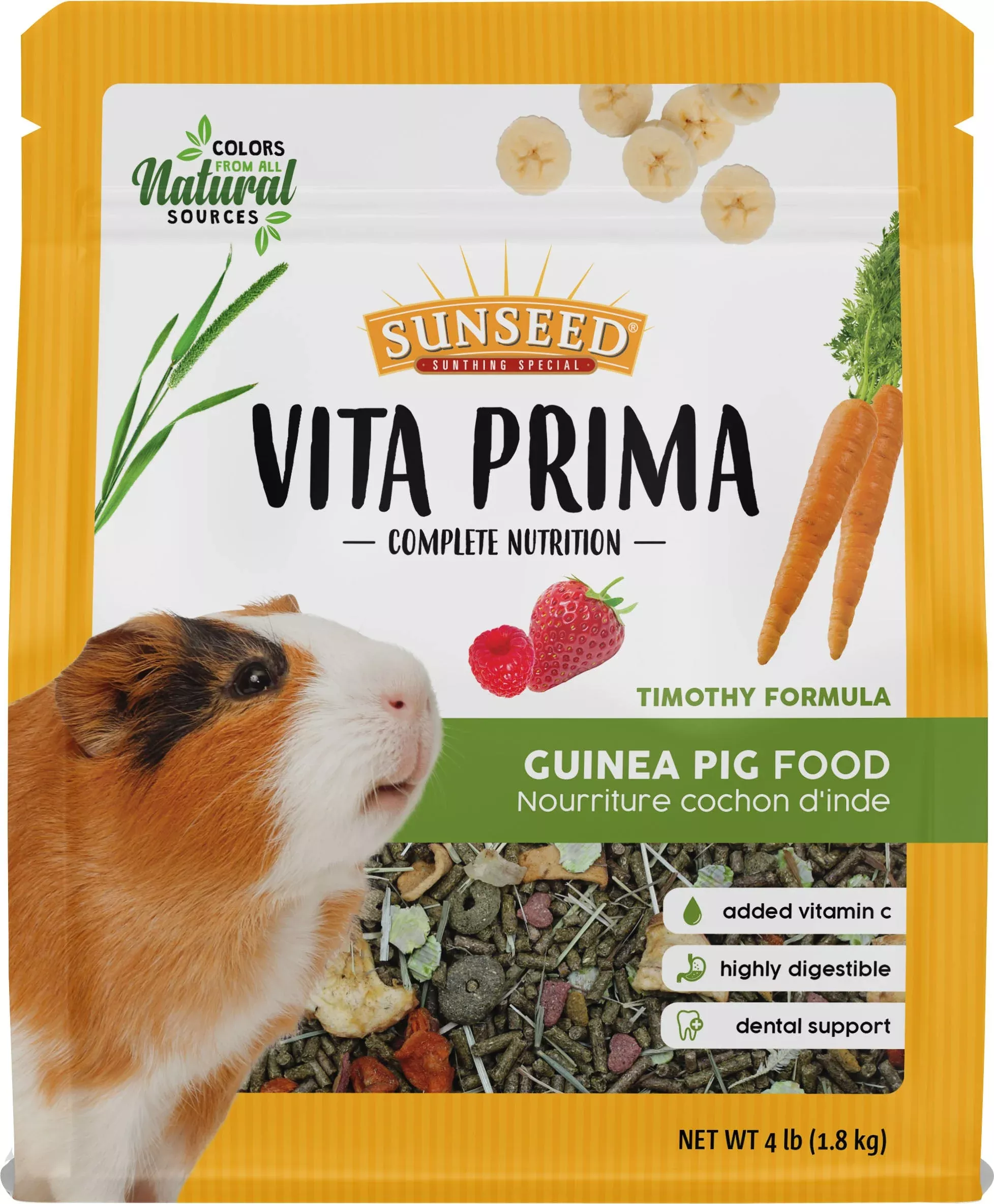 Sunseed Vita Prima Guinea Pig Food, 4 lb