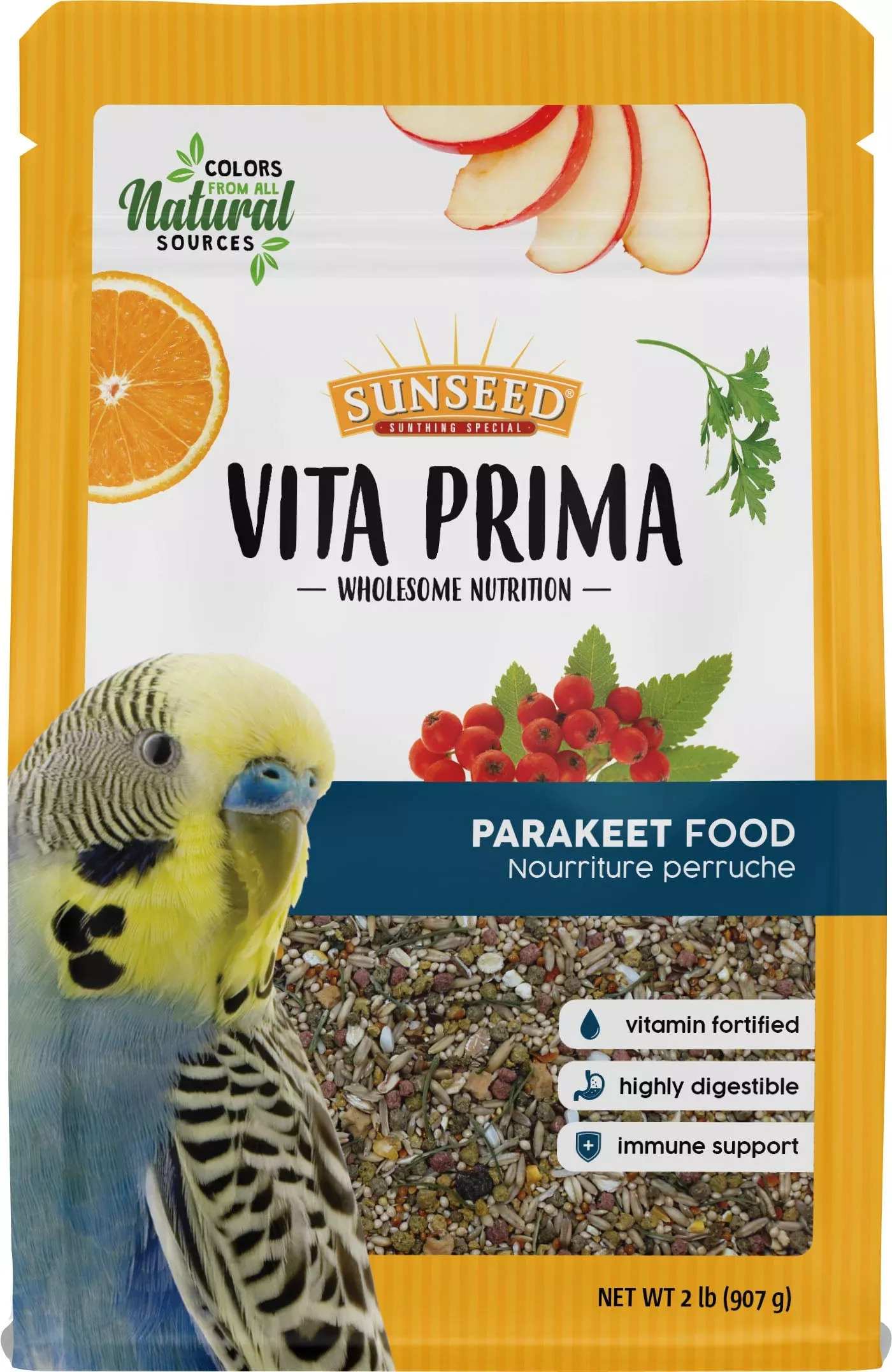 Sunseed Vita Prima Parakeet Food, 2 lb