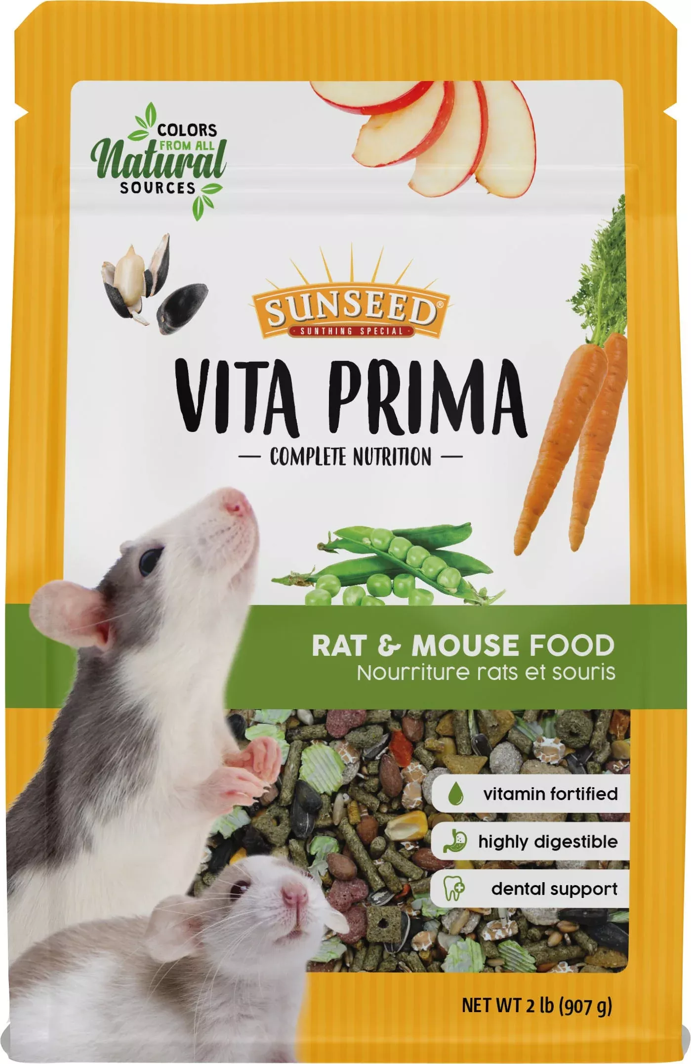 Sunseed Vita Prima Rat & Mouse Food 2 lb