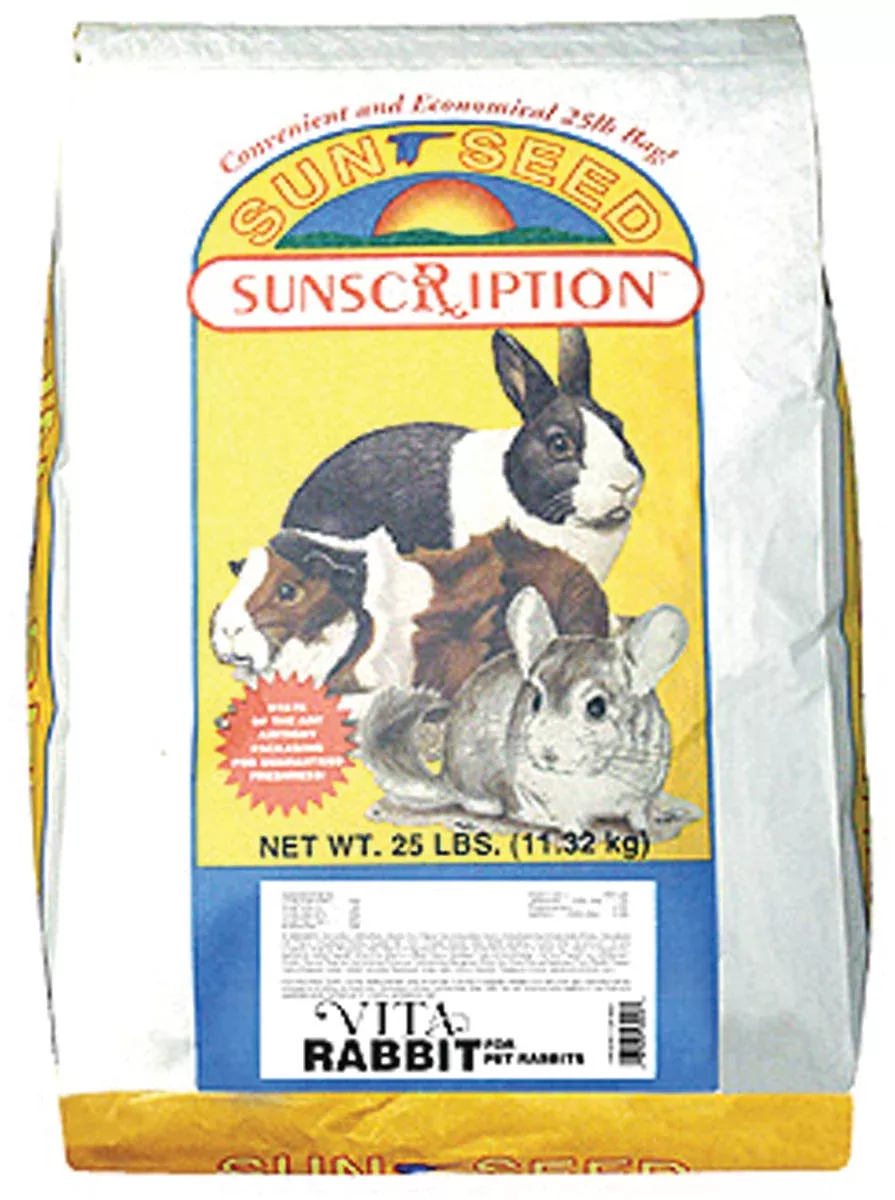 Sunseed Vita Rabbit Food 25 lb