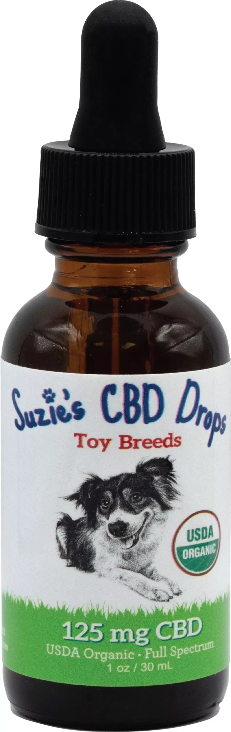 Suzie's CBD Drops for Dogs, 1 oz, 125 mg
