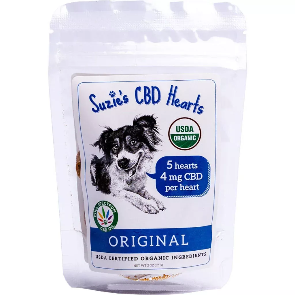 Suzie's CBD Hearts for Dogs Trial Size Original 2 oz