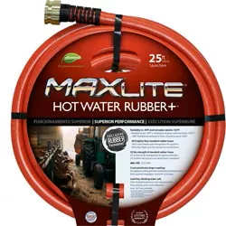 Swan Element MaxLite Hot Rubber+ Hose, 5/8 in x 25 ft, Red