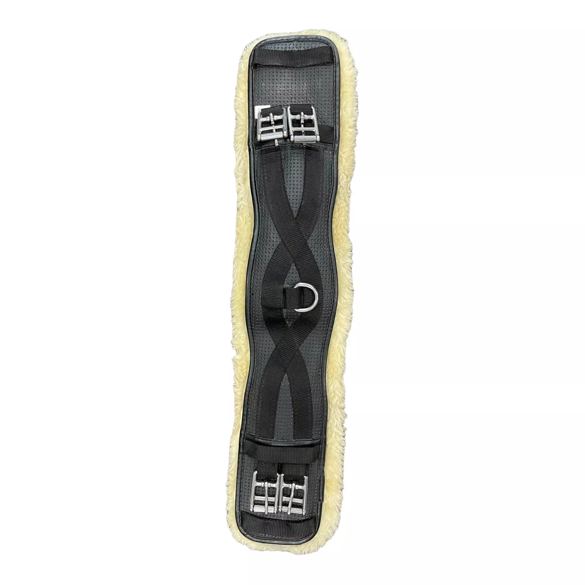 Synthetic/Fleece Monoflap Girth - Black - 22" - USED