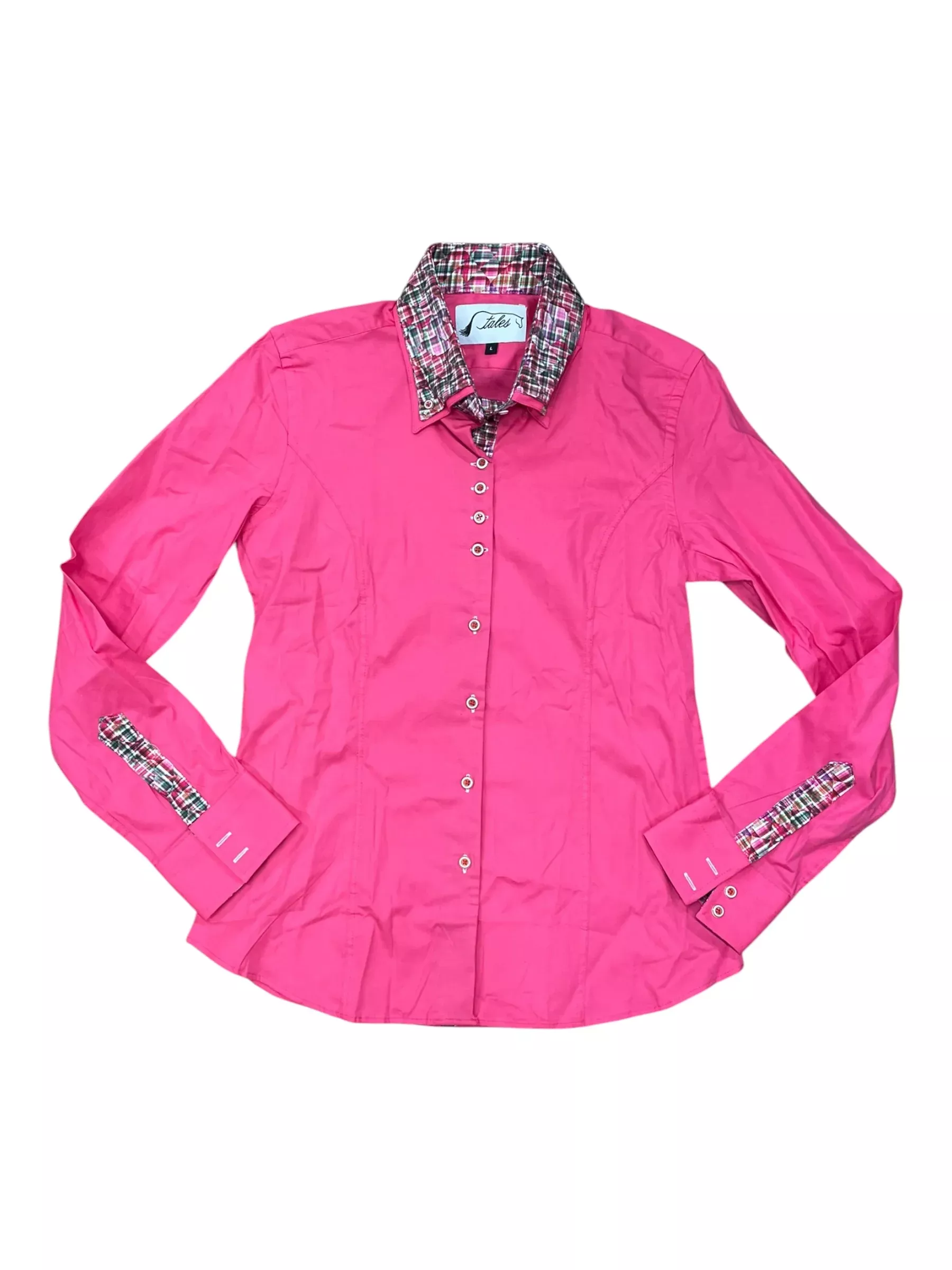 Tales Western Show Shirt - Pink - L - USED