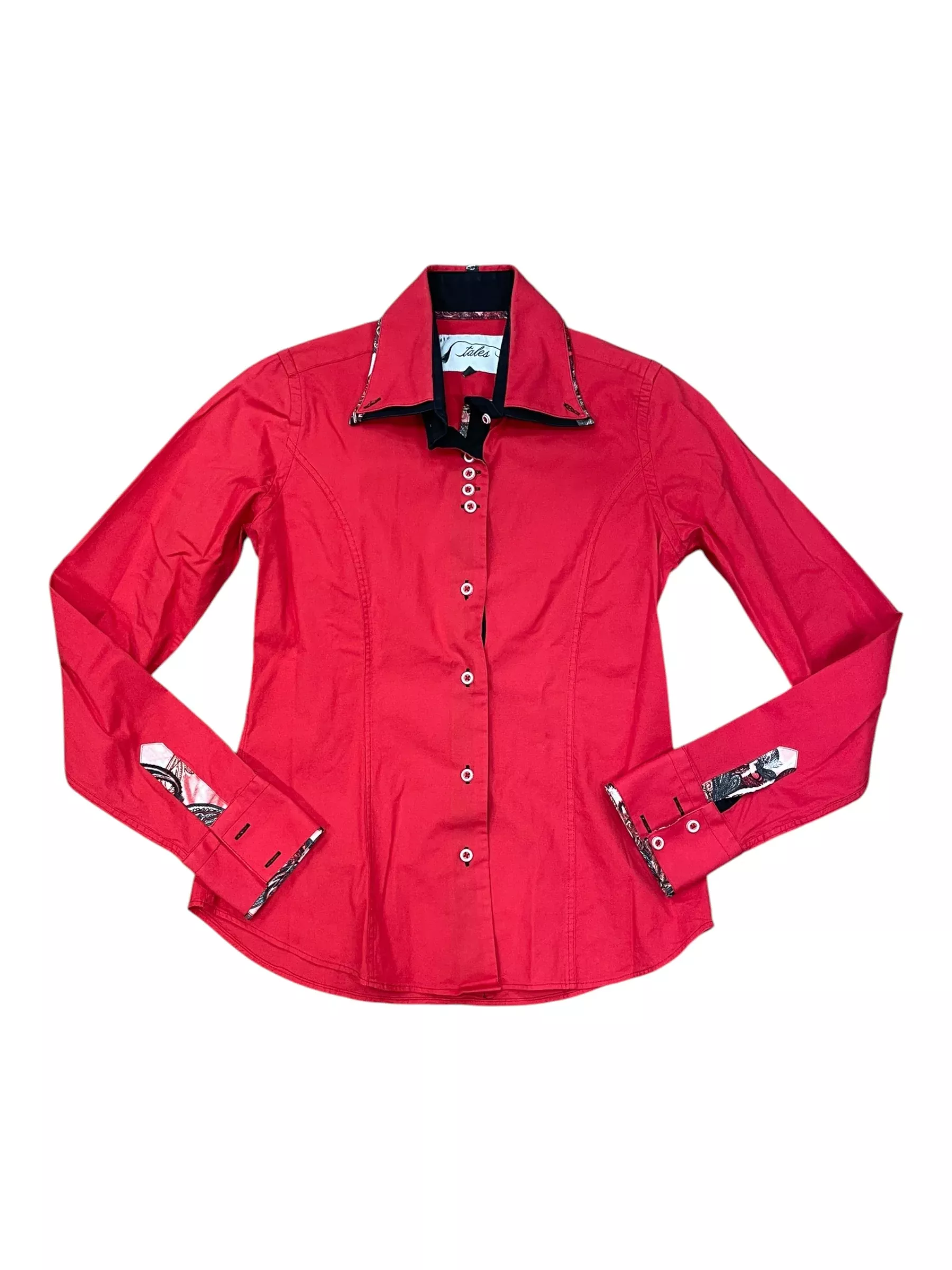 Tales Western Show Shirt - Red - S - USED