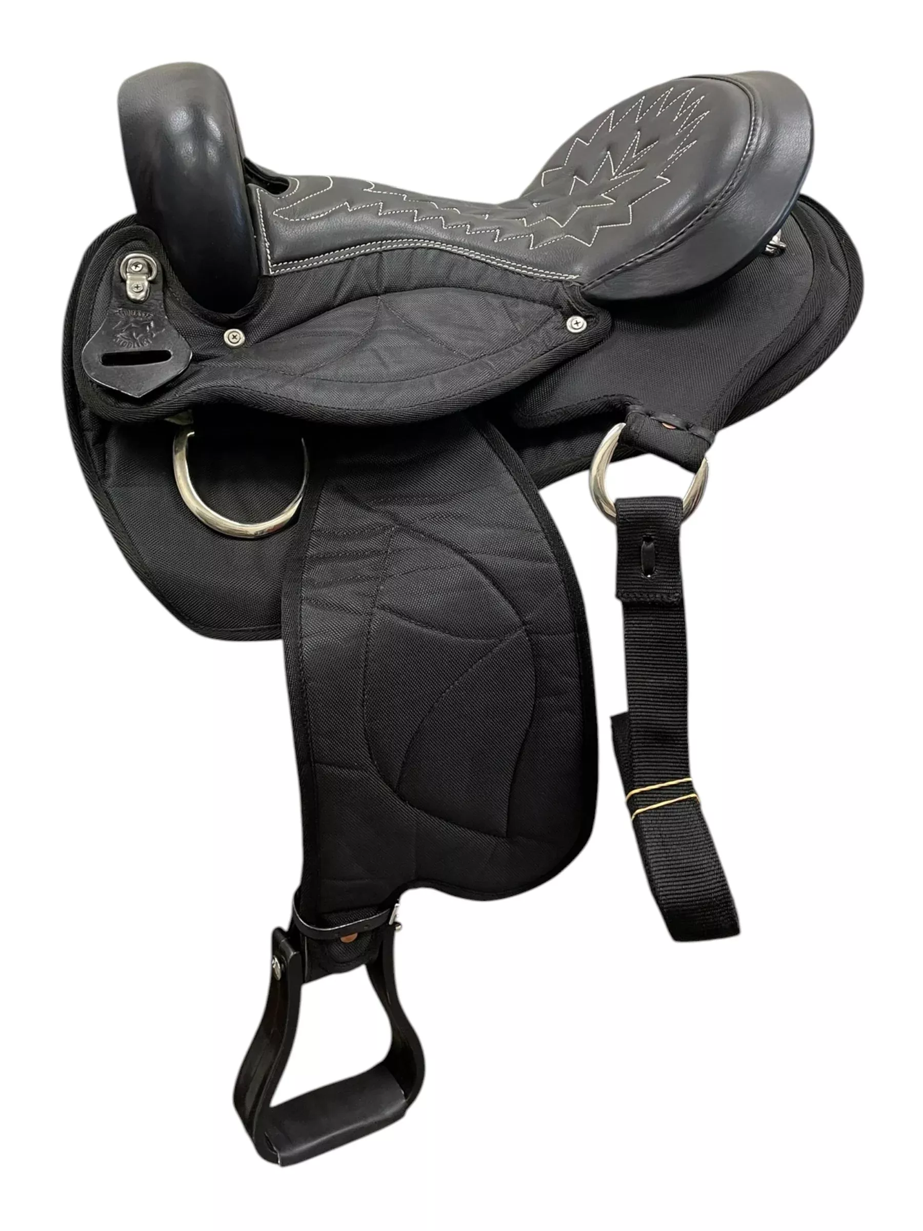 Tennessee Saddlery Endurance Saddle - Black - Approx 15.5" / 6" Gullet - USED