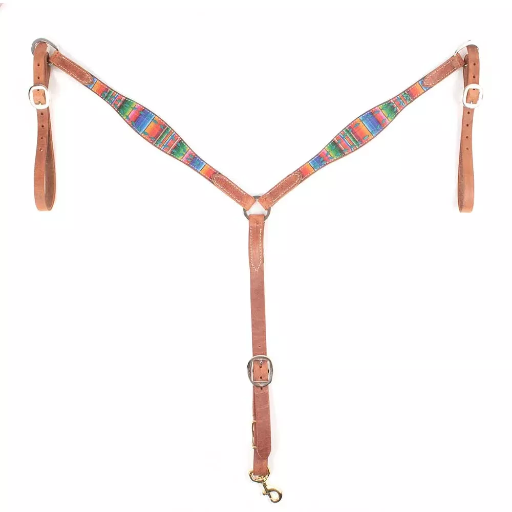 Teskey's 2" Serape Breast Collar w/Buckstitch