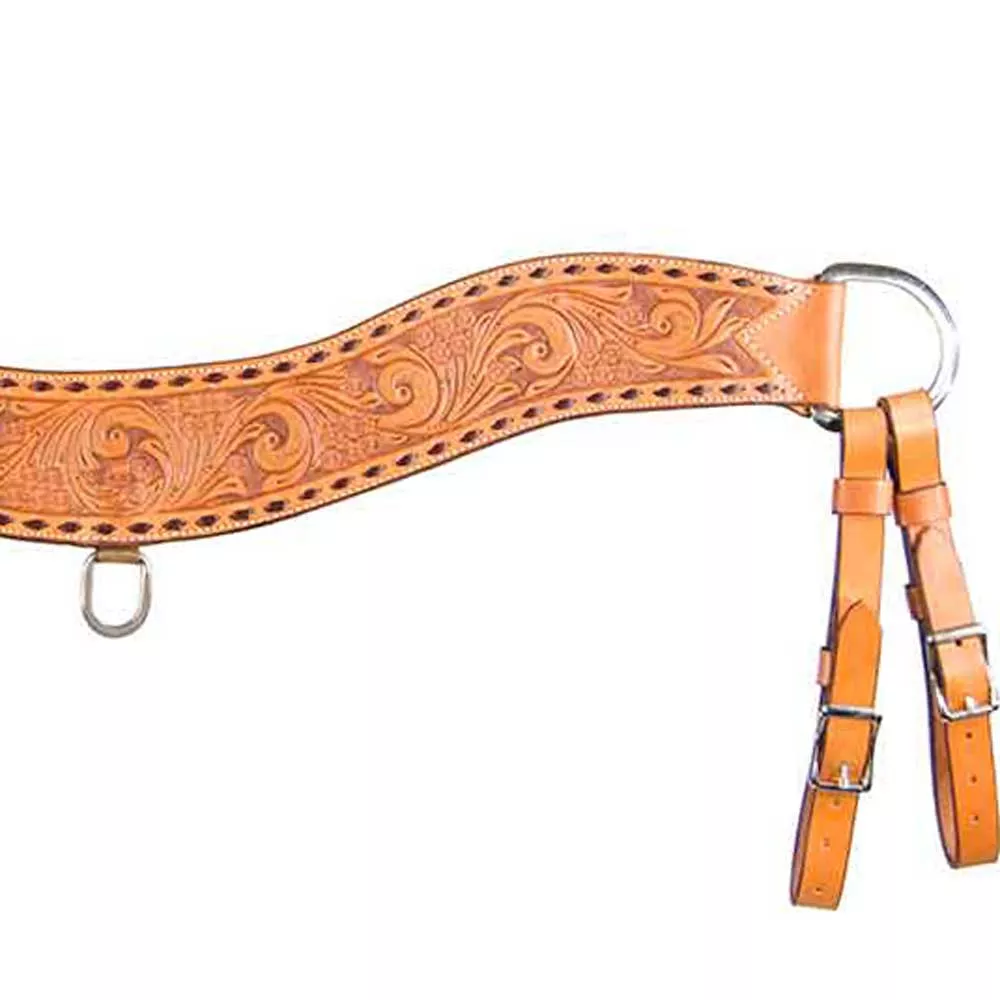 Teskey's 3-3/4" Floral Tripping Collar w/Buckstitch