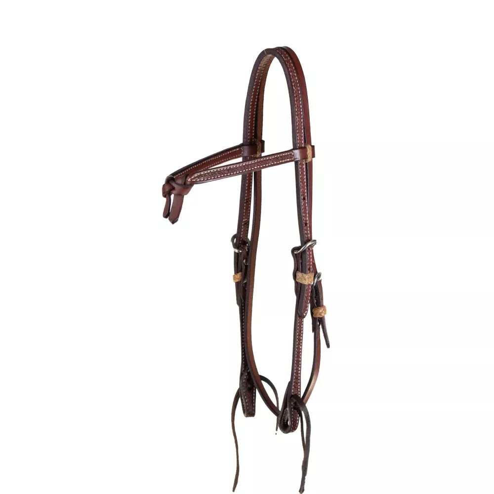 Teskey's Barbwire Crossover Browband Headstall