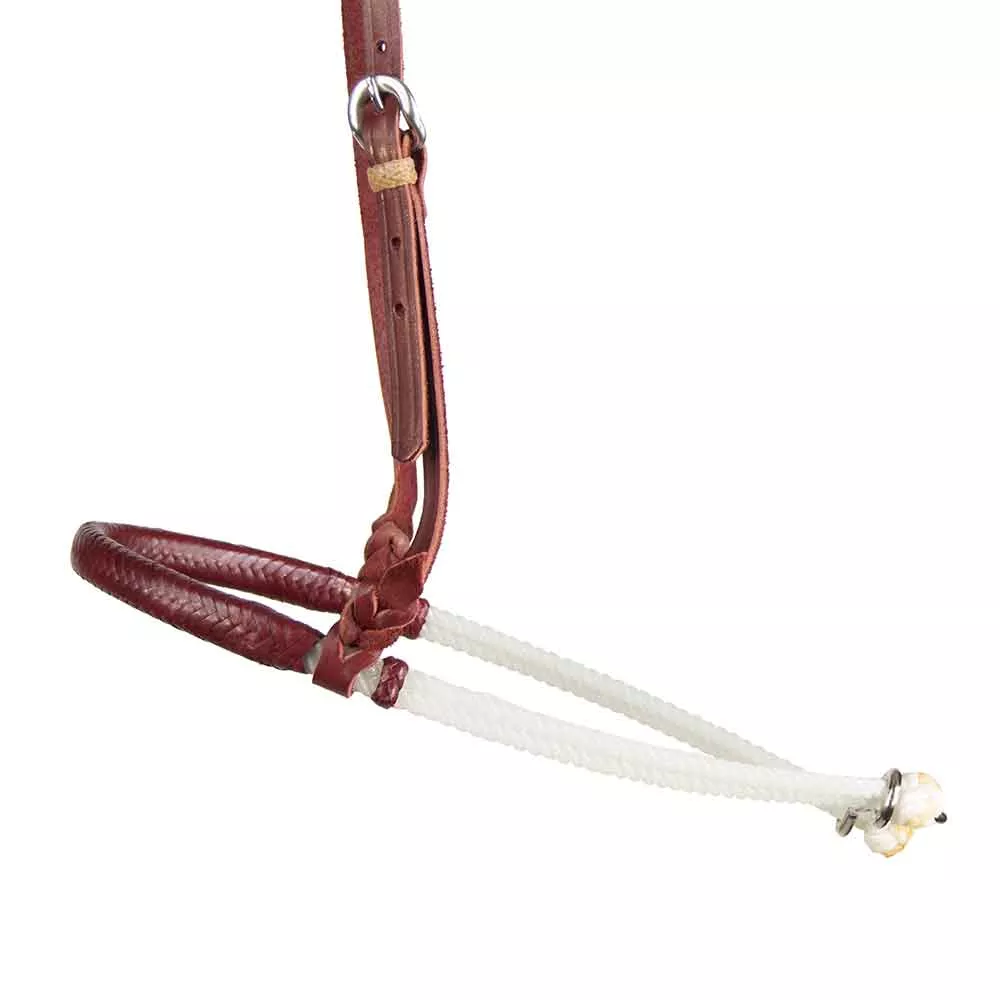 Teskey's Braided Leather Noseband